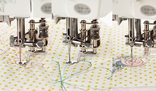 Набор для свободно-ходовой вышивки для Janome 6600, 7700 и т.п.