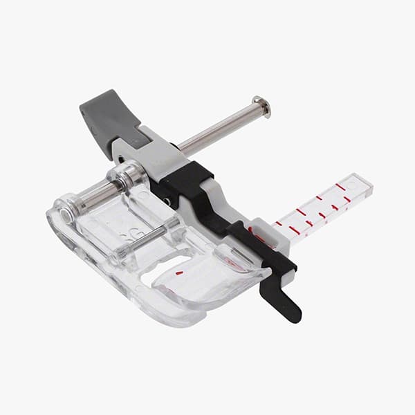 Лапка прозрачная с регулируемой направляющей (для машин с шириной строчки 9мм)