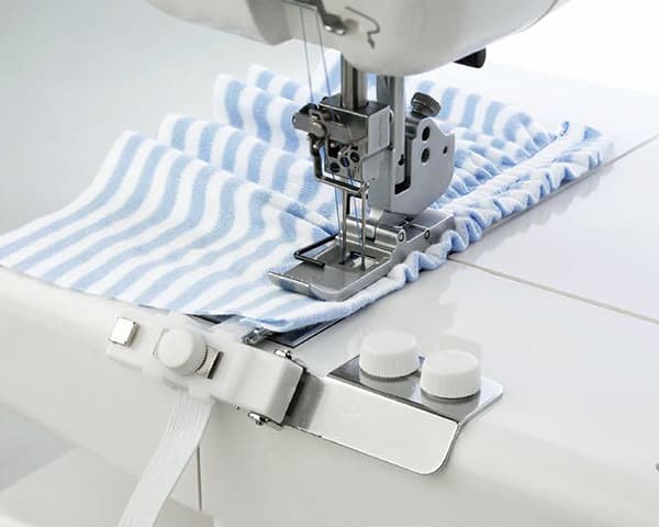 Приспособление для пришивания узкой резинки