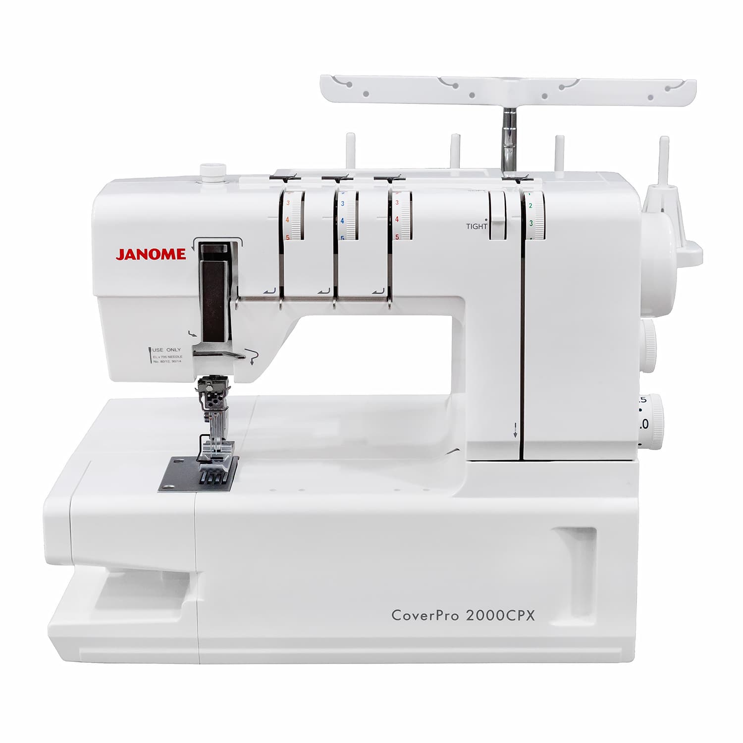3-х игольная 4-х ниточная плоскошовная машина Janome CoverPro 2000CPX - фото №16