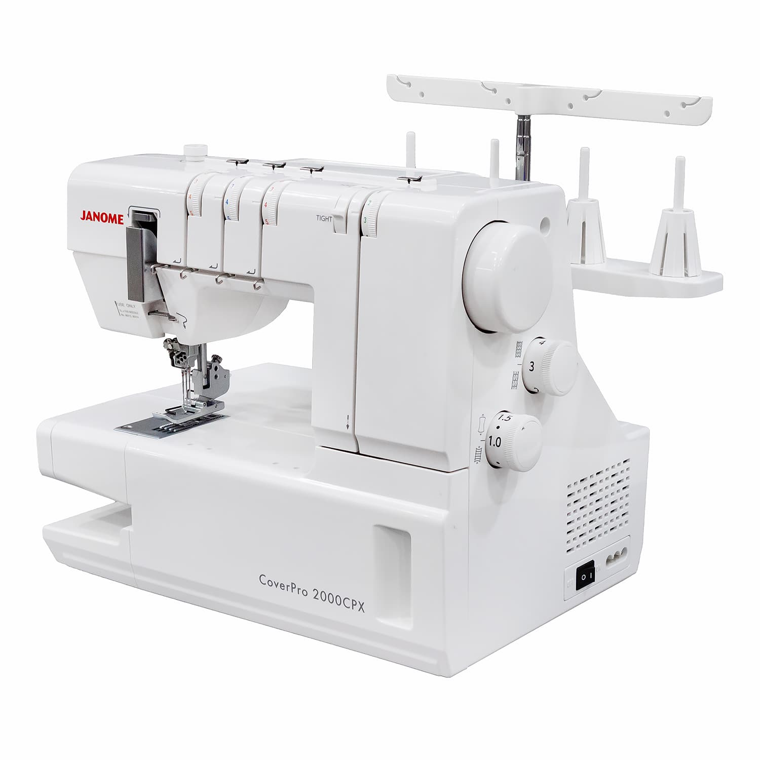 3-х игольная 4-х ниточная плоскошовная машина Janome CoverPro 2000CPX - фото №17