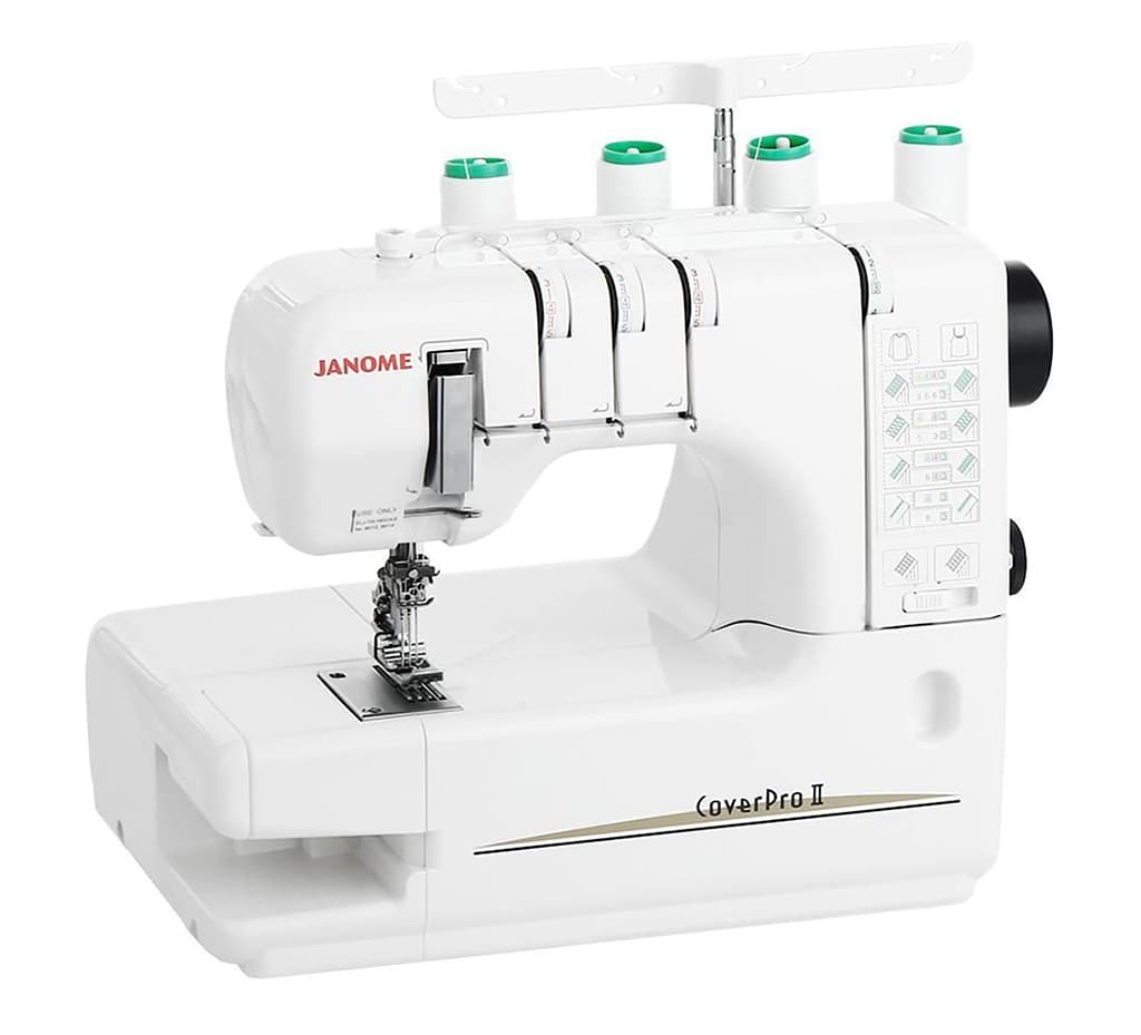 3-х игольная 4-х ниточная плоскошовная машина Janome CoverPro II