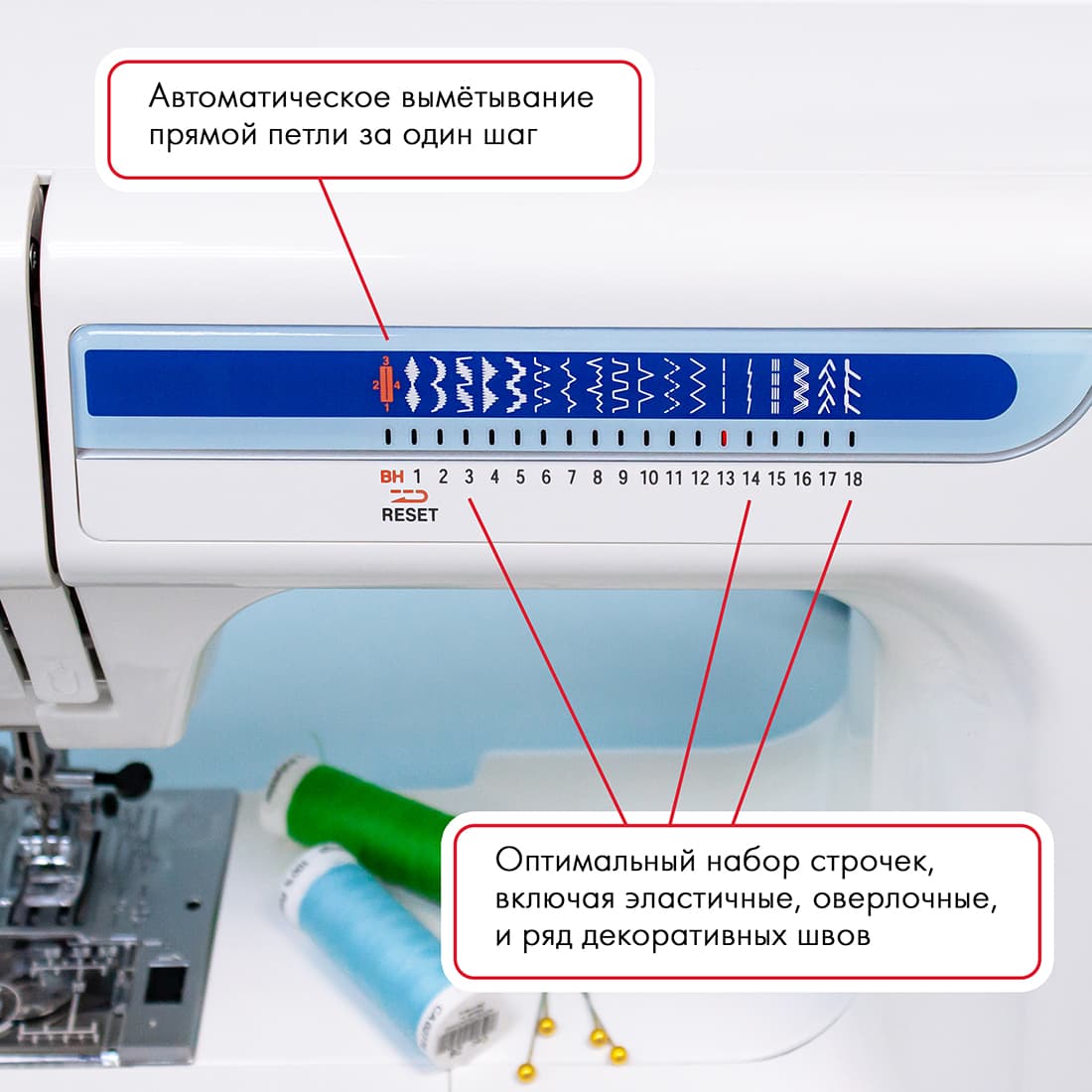 Электромеханическая швейная машина Janome My Excel 1221 - фото №4