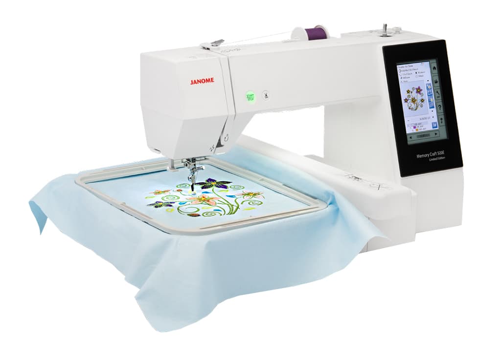 Вышивальная машина Janome Memory Craft 500e Limited Edition - фото №2
