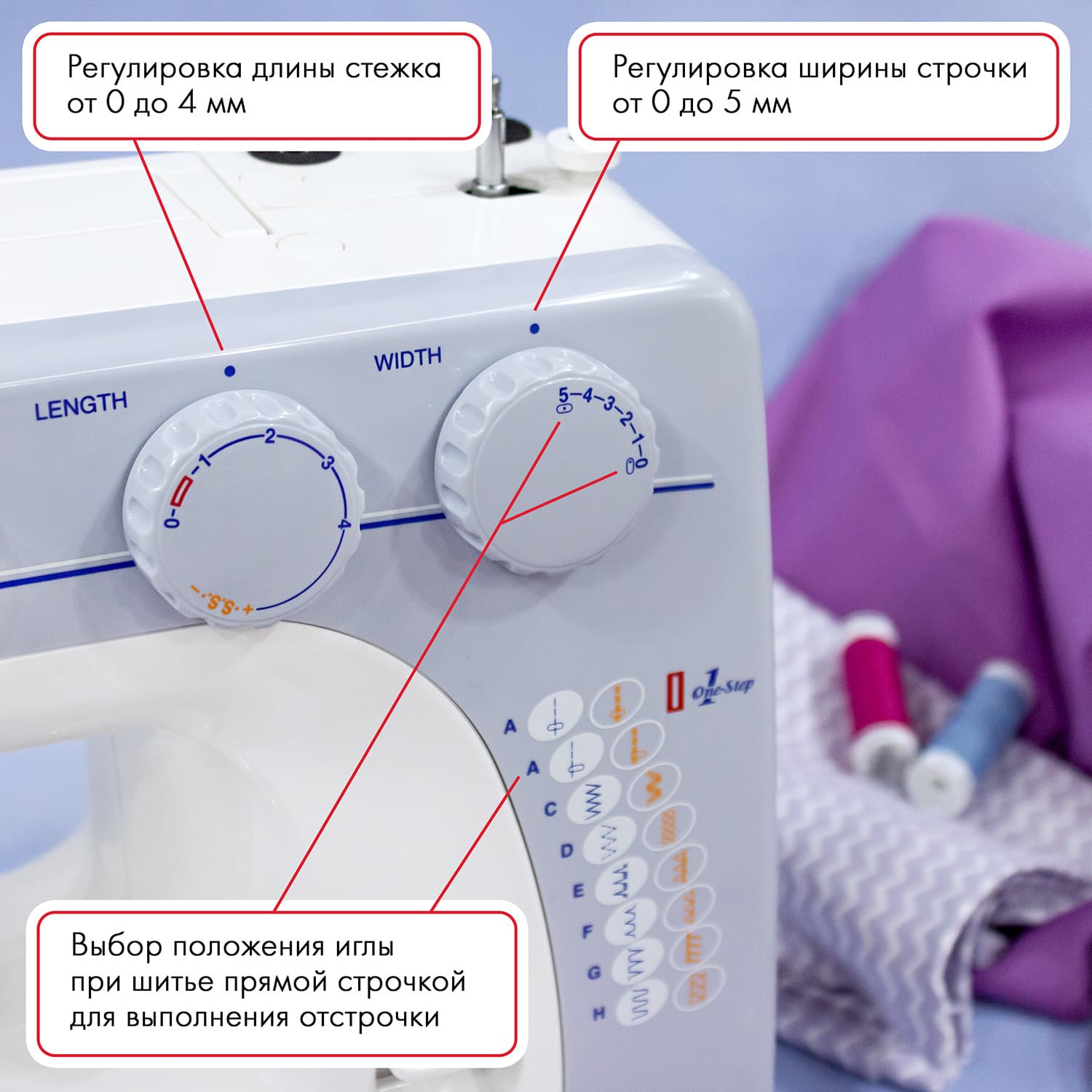 Электромеханическая швейная машина Janome EL 545s - фото №5