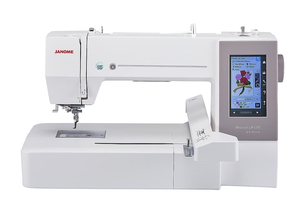 Вышивальная машина Janome Memory Craft 550e Limited Edition - фото №3