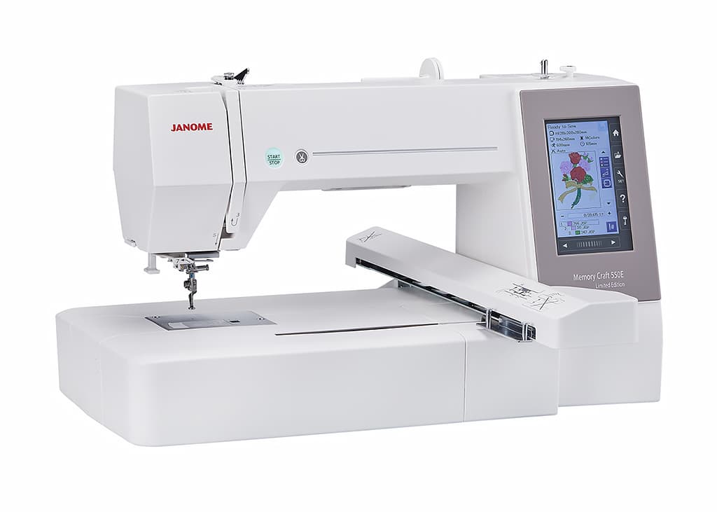Вышивальная машина Janome Memory Craft 550e Limited Edition - фото №4