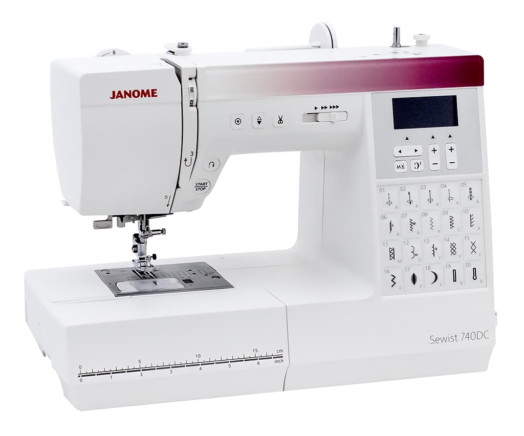 Швейная машина с микропроцессорным управлением Janome Sewist 740DC - №15