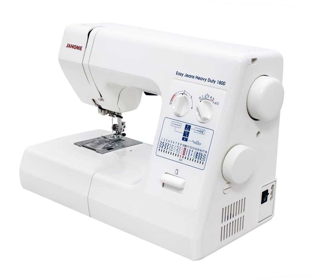 Электромеханическая швейная машина Janome Easy Jeans Heavy Duty 1800 (HD1800) - фото №17