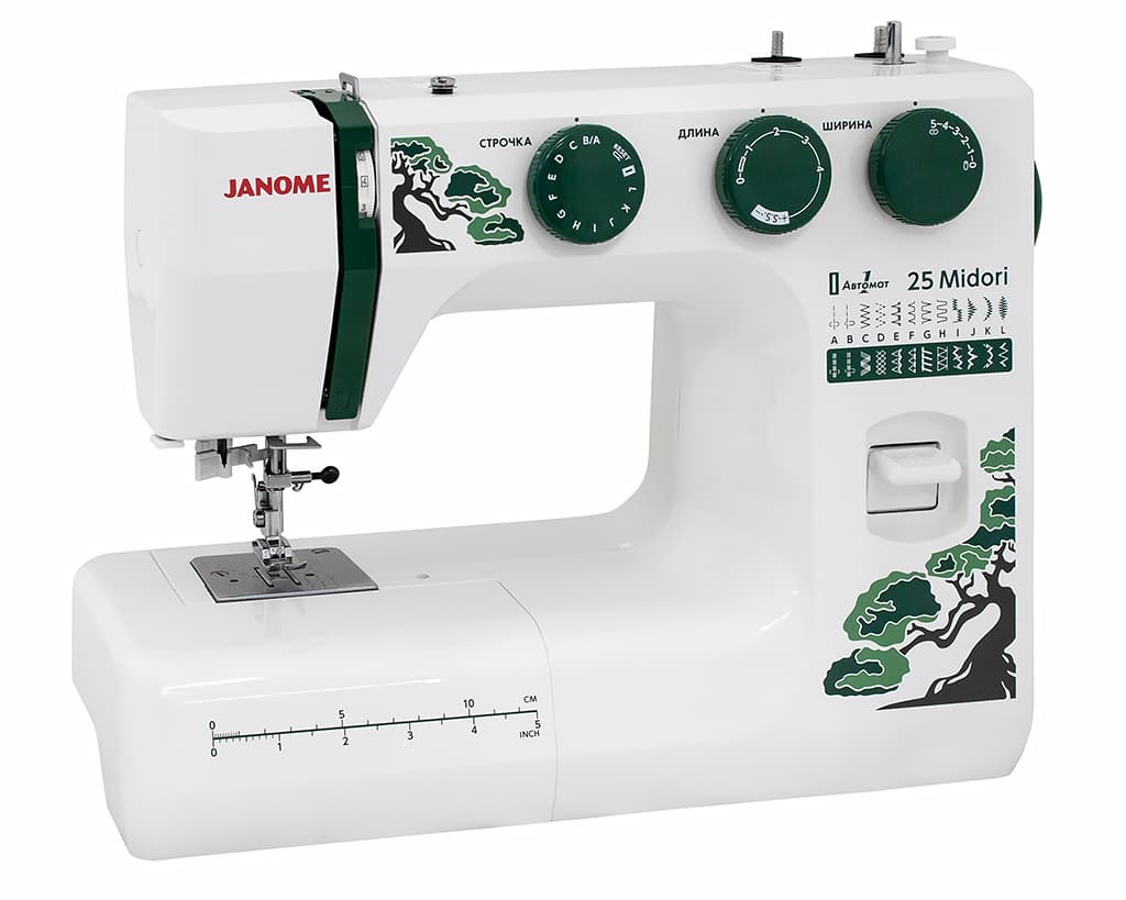 Электромеханическая швейная машина Janome 25 Midori - №13