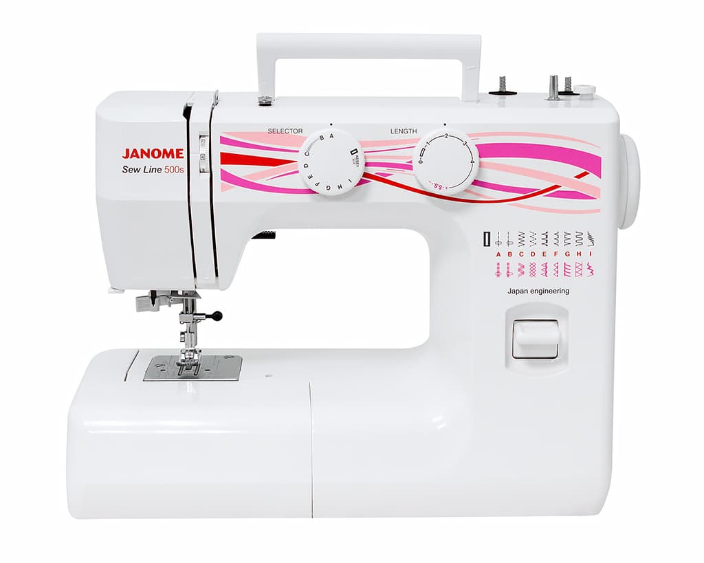 Электромеханическая швейная машина Janome Sew Line 500s - фото №2