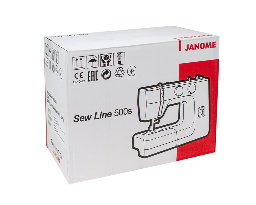 Электромеханическая швейная машина Janome Sew Line 500s - фото №9