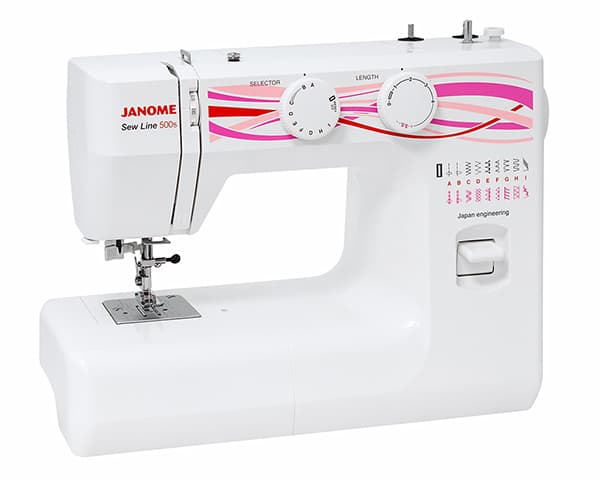 Электромеханическая швейная машина Janome Sew Line 500s
