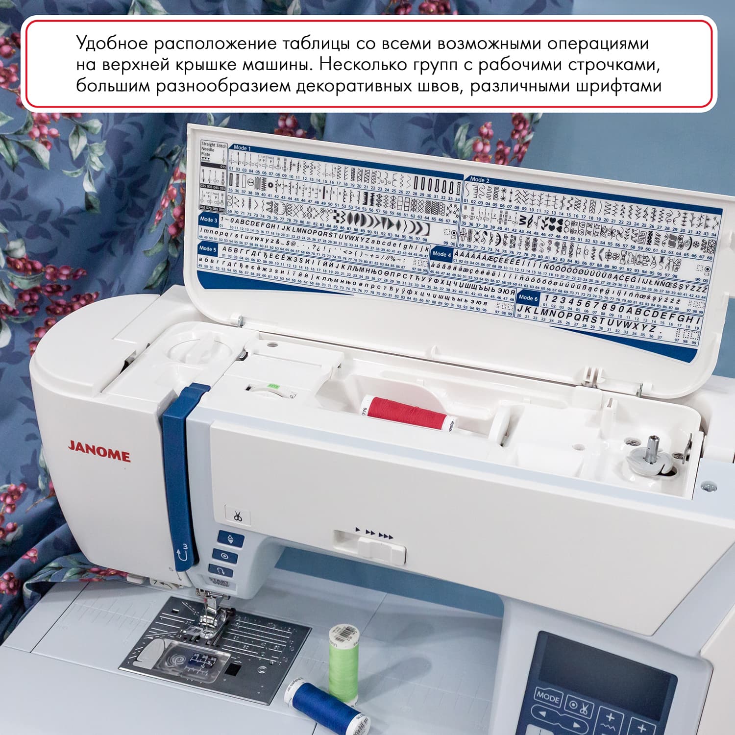 Швейная машина с микропроцессорным управлением Janome Skyline S6 Anniversary Edition - №2