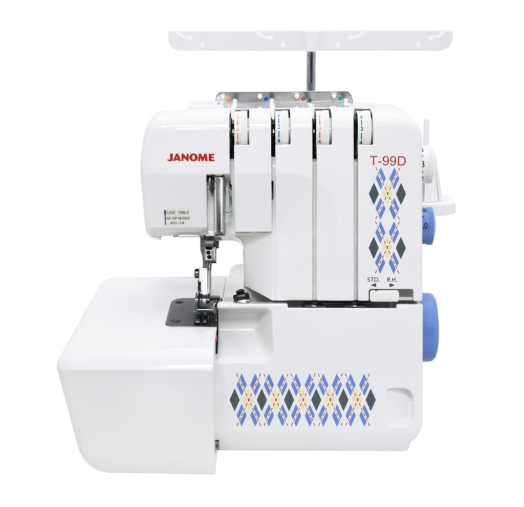 4-x (3, 2-x) - ниточный оверлок Janome T-99D - фото №2