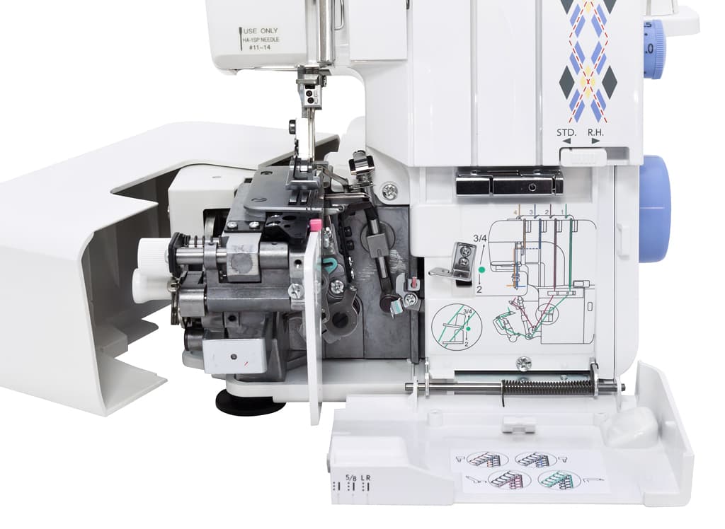 4-x (3, 2-x) - ниточный оверлок Janome T-99D - фото №6