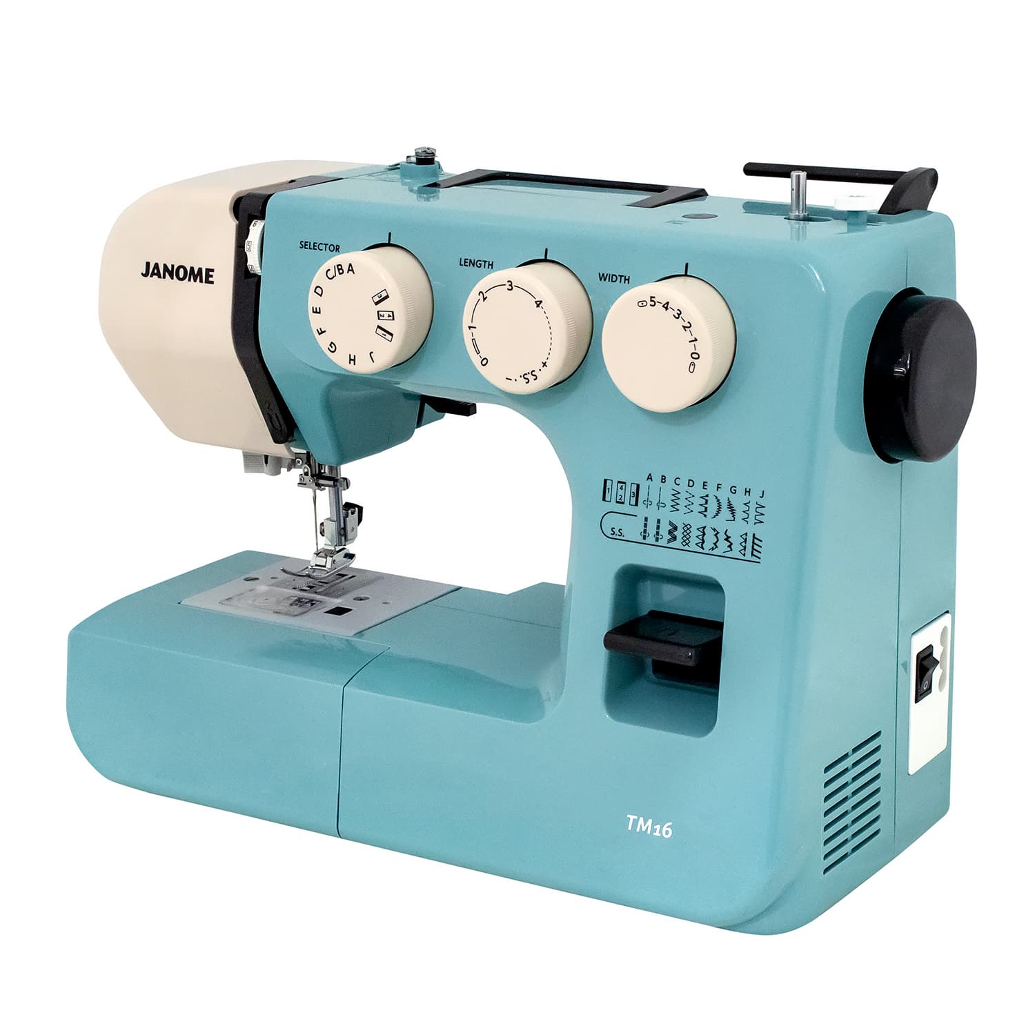 Электромеханическая швейная машина Janome TM16 - фото №17