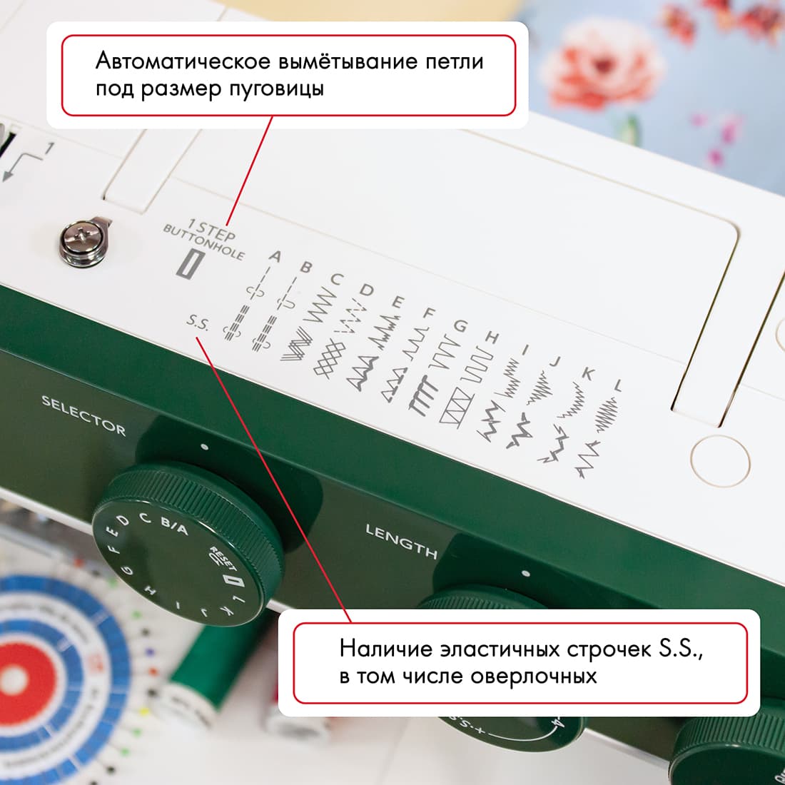 Электромеханическая швейная машина Janome 1522GN - фото №3