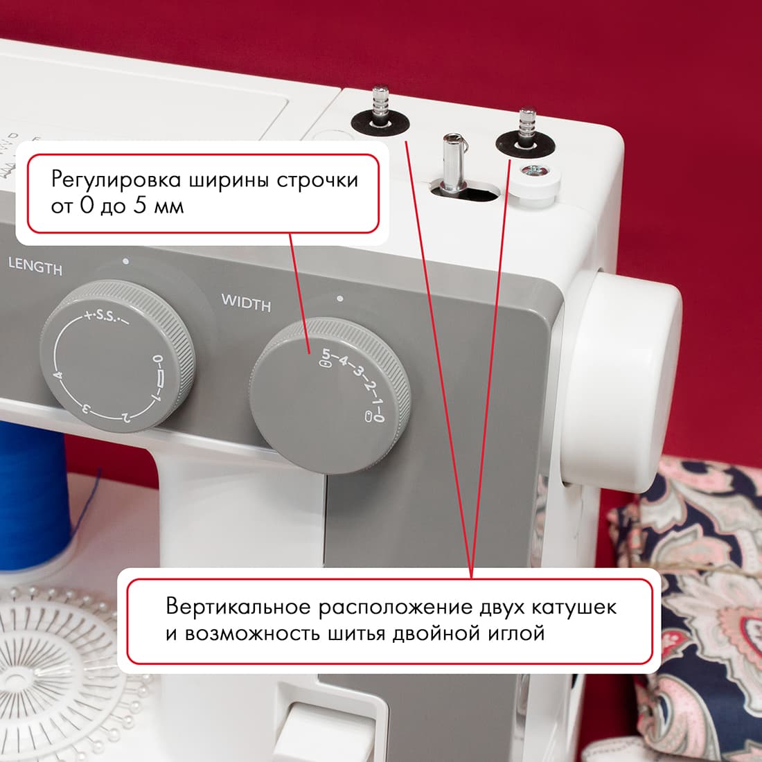 Электромеханическая швейная машина Janome 1522LG - фото №5