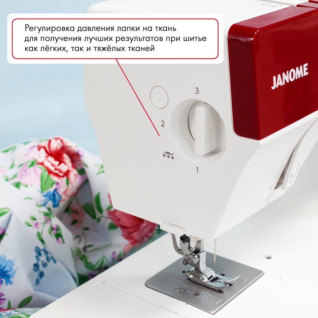Электромеханическая швейная машина Janome 1522RD - фото №6