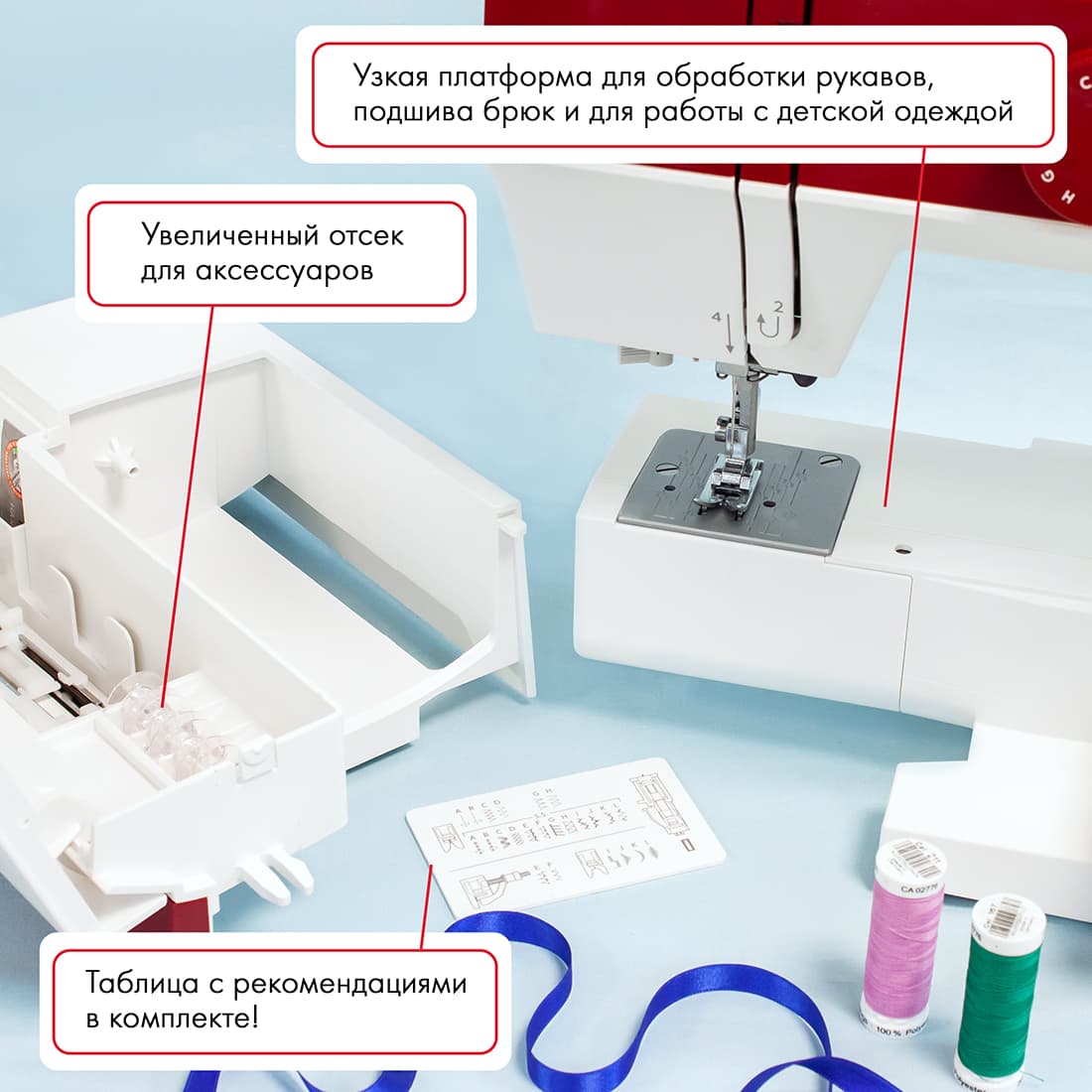 Электромеханическая швейная машина Janome 1522RD - фото №10