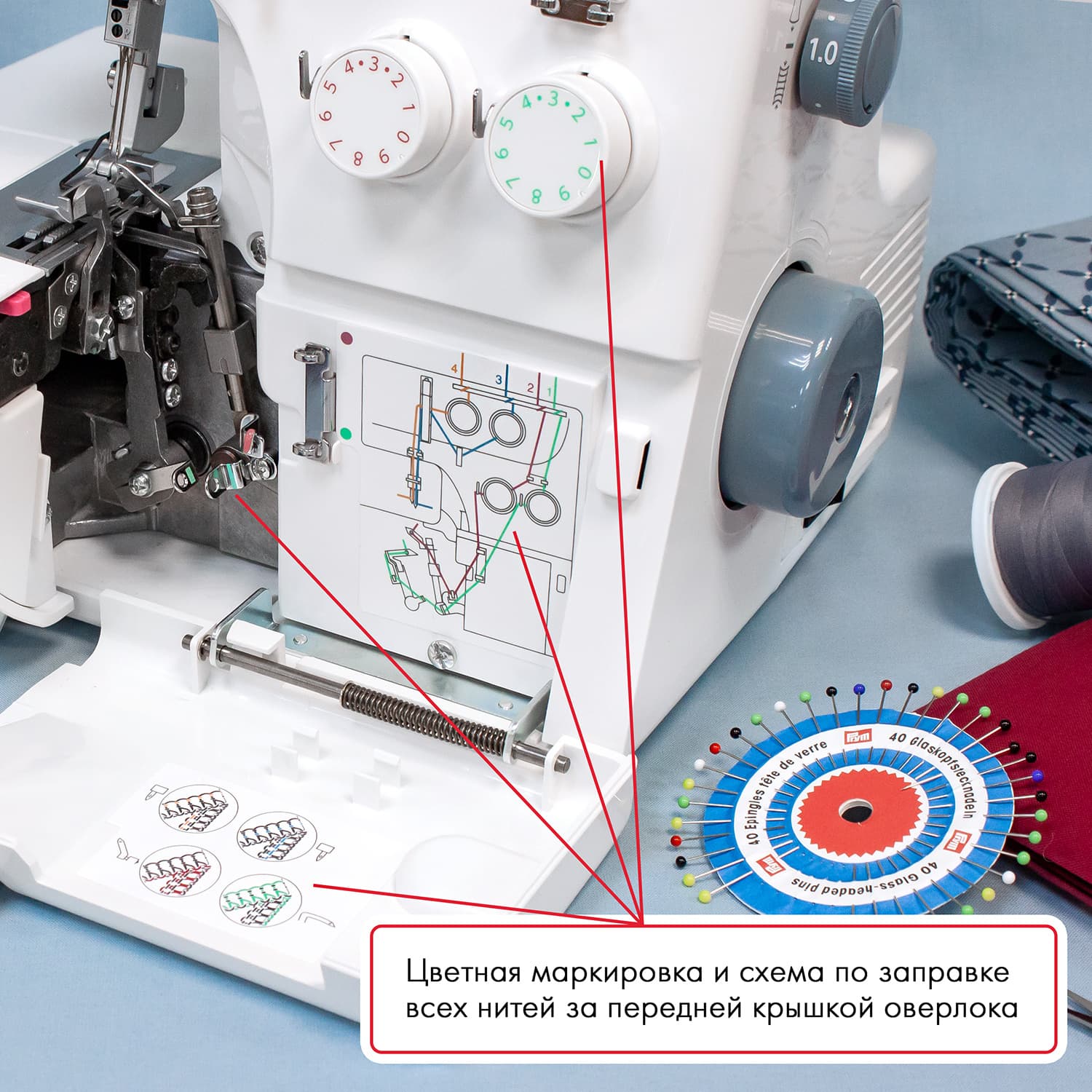 4-x (3-x) - ниточный оверлок Janome 5052 - фото №5