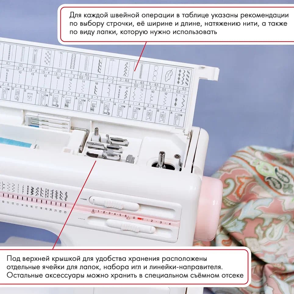 Электромеханическая швейная машина Janome 90A - фото №6
