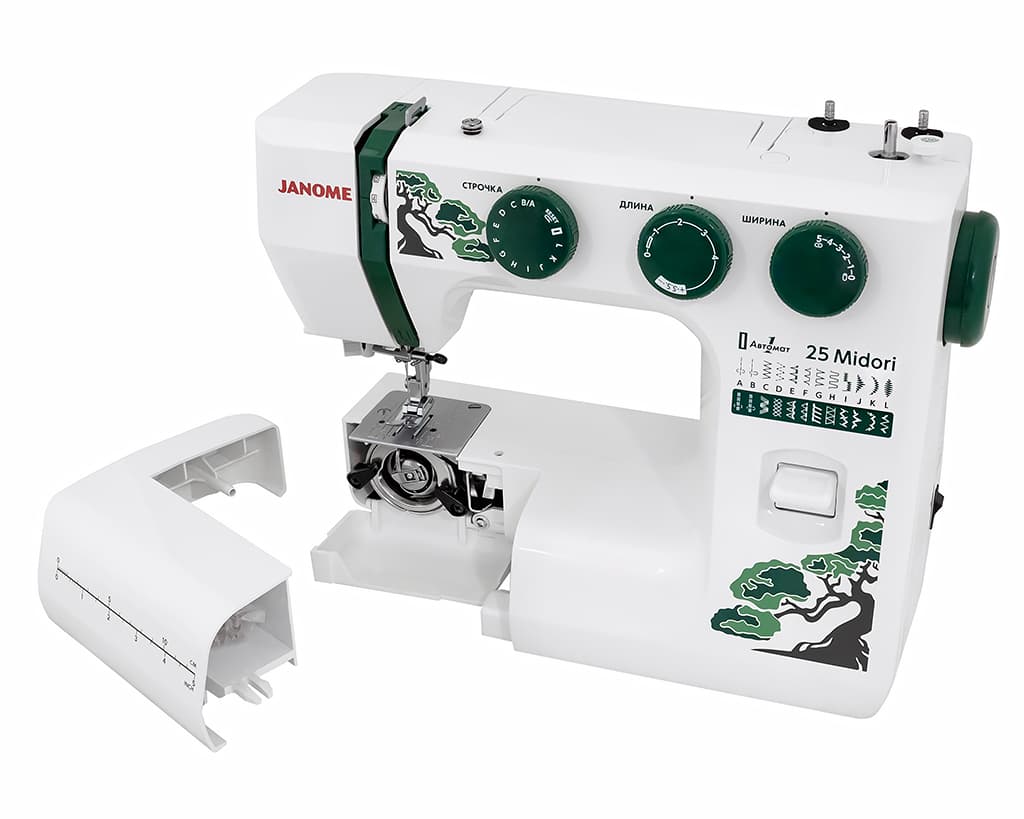 Электромеханическая швейная машина Janome 25 Midori - фото №16