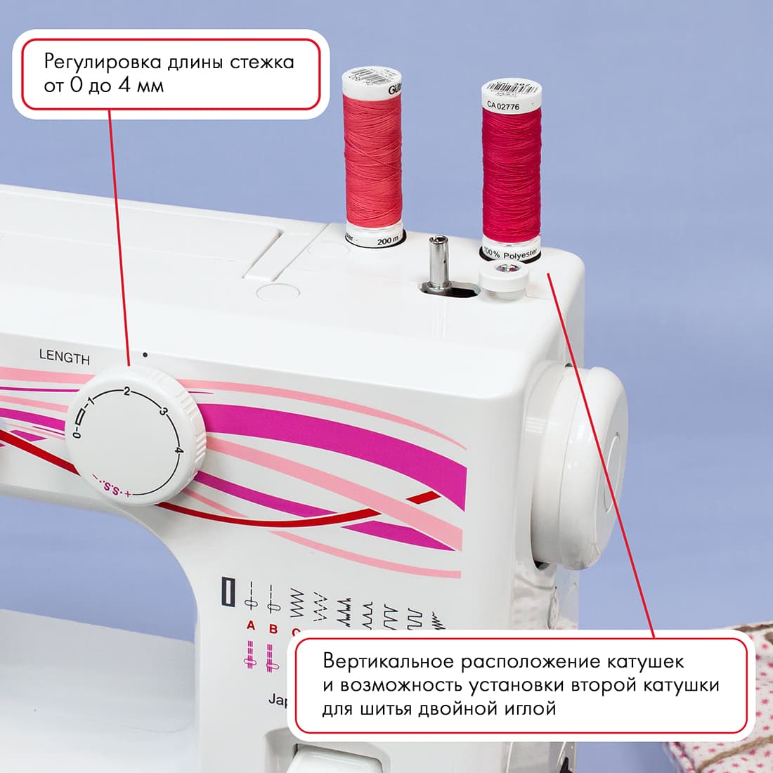 Электромеханическая швейная машина Janome Sew Line 500s - №1