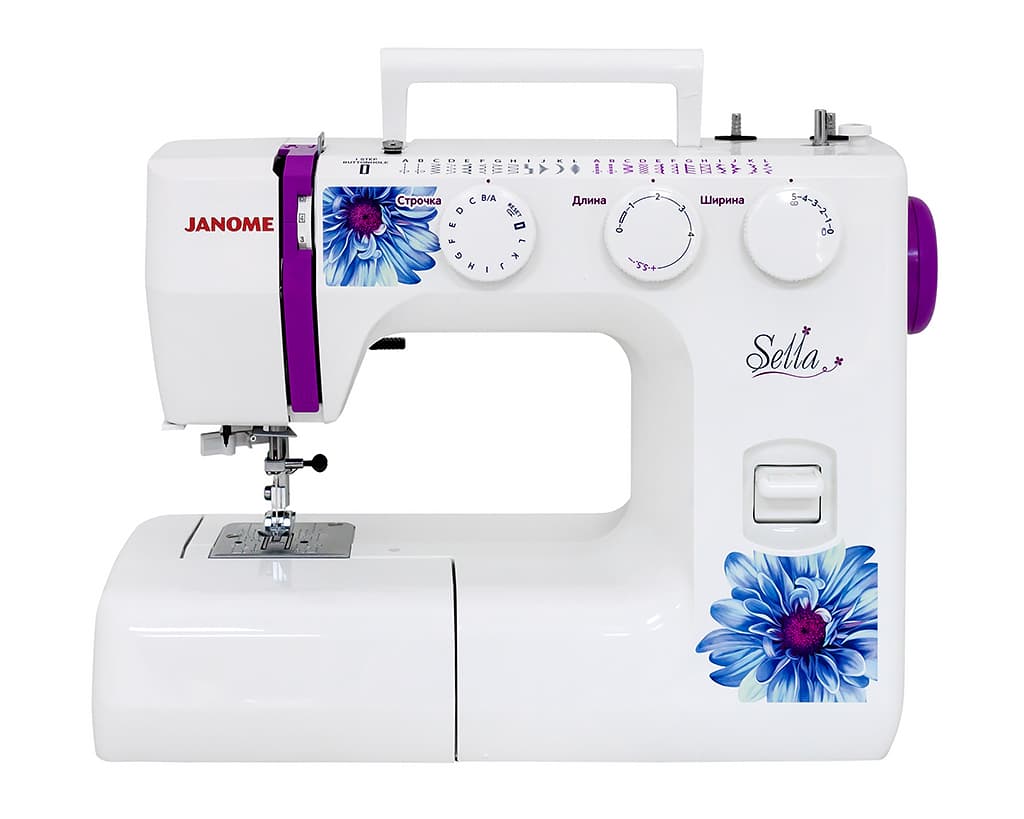 Электромеханическая швейная машина Janome Sella - фото №2