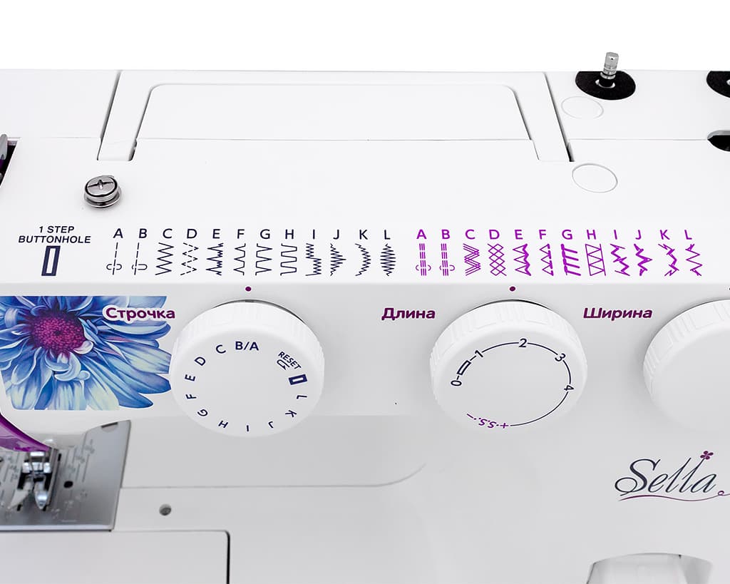 Электромеханическая швейная машина Janome Sella - фото №5