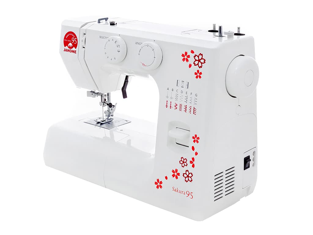 Электромеханическая швейная машина Janome 15 Midori - фото №3