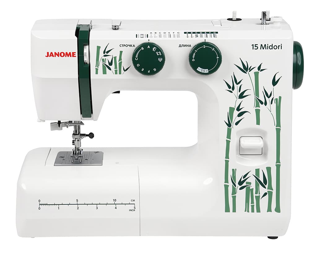 Электромеханическая швейная машина Janome 15 Midori - №11