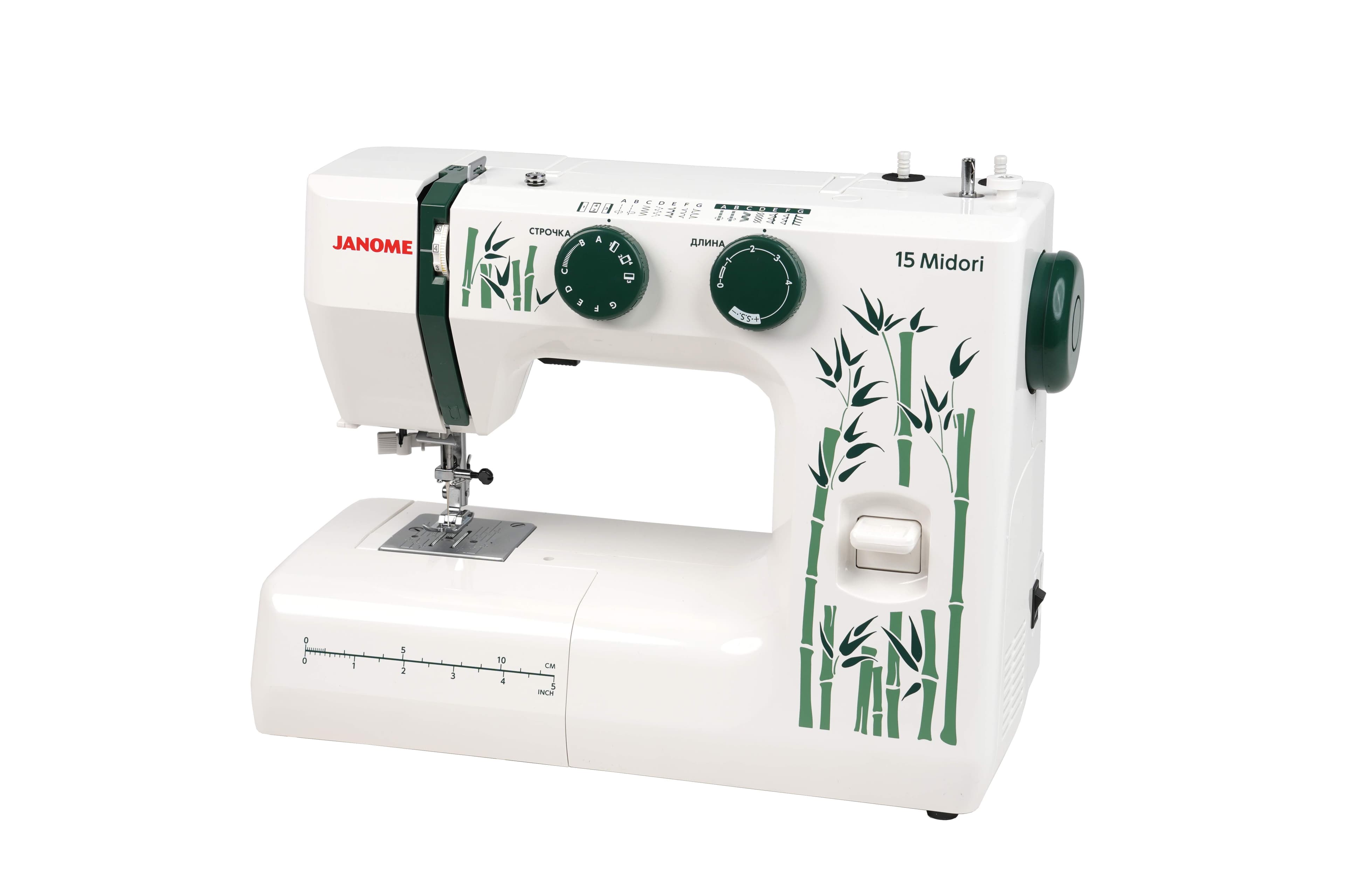 Электромеханическая швейная машина Janome 15 Midori